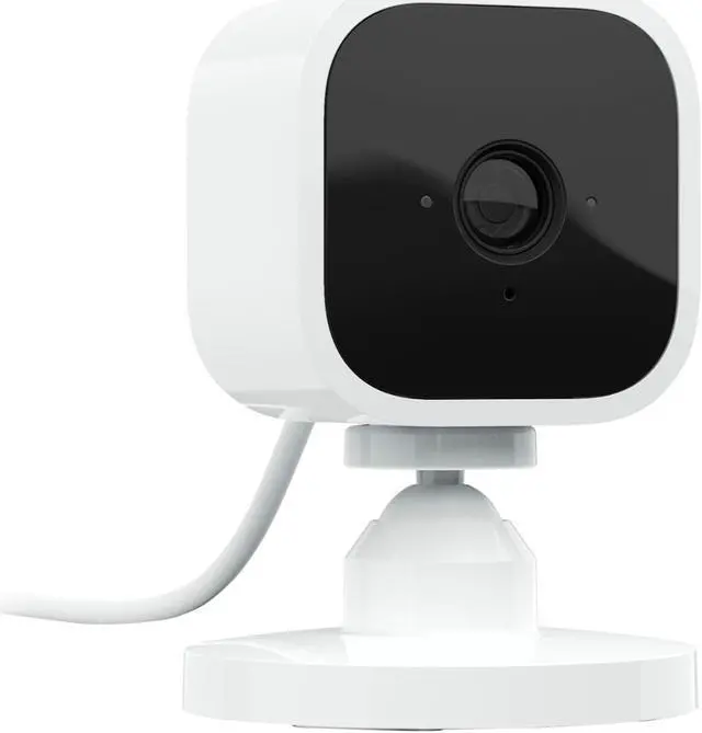 Alt view image 6 of 20 - Blink Mini Compact indoor plug-in smart security camera 1080 HD video motion detection Works with Alexa – 1 camera White