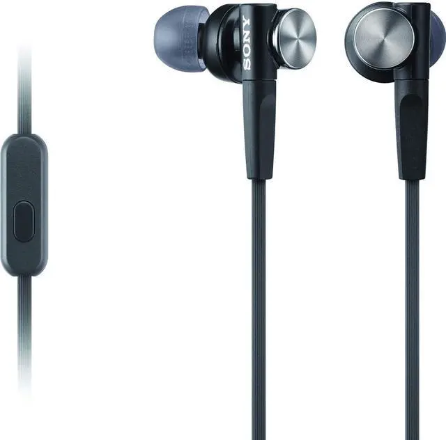 Alt view image 12 of 17 - Sony MDR-XB50AP Extra Bass In-Ear Headphones (Black)