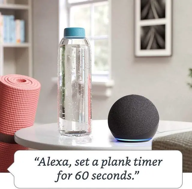 Alt view image 9 of 20 - Echo Dot (4th Gen) | Smart Speaker with Alexa | Charcoal