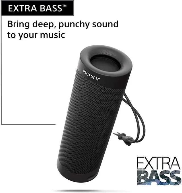 Alt view image 7 of 18 - Sony SRS-XB23 Black Portable Bluetooth Extra Bass Boosted Speaker (2020)