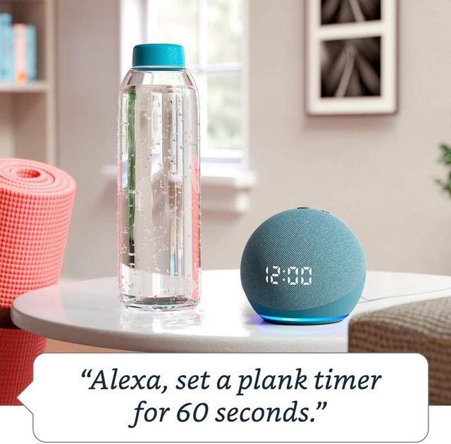 Alt view image 4 of 20 - Amazon 53-023503 Home AutomationEcho Dot (4th Gen) | Smart Speaker with Clock and Alexa | Glacier White