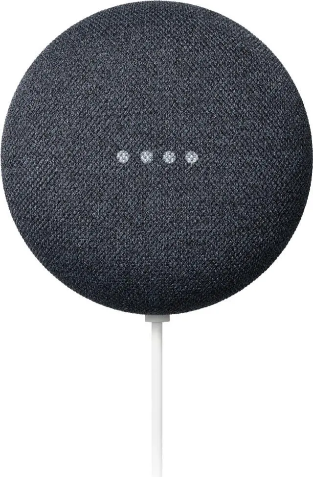 Alt view image 15 of 19 - Google Nest Mini 2nd Generation Smart Speaker, Charcoal GA00781-US