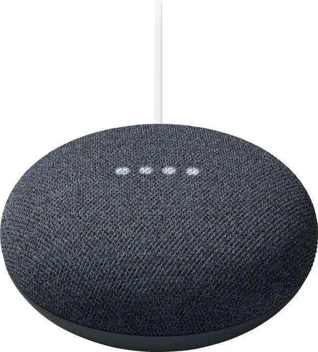 Alt view image 17 of 19 - Google Nest Mini 2nd Generation Smart Speaker, Charcoal GA00781-US