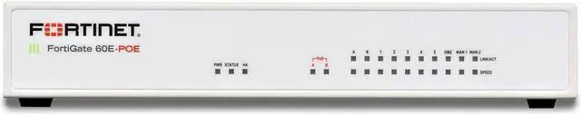 Alt view image 2 of 5 - Fortinet FortiGate FG-60E-POE Network Security Firewall 10xGE RJ45 port Switch EU plug 110v-220v