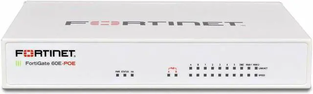 Alt view image 4 of 5 - Fortinet FortiGate FG-60E-POE Network Security Firewall 10xGE RJ45 port Switch EU plug 110v-220v