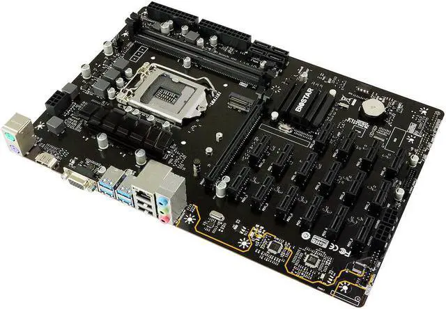 Alt view image 3 of 6 - Biostar TB360-BTC Expert 2.0 Motherboard CPU i3 i5 LGA1151 Intel DDR4 17x PCI-E