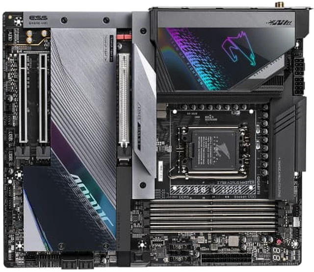 Alt view image 4 of 11 - Gigabyte Z790 AORUS MASTER PCIE 5.0 10GB Lan WIFI 6E ATX DDR5