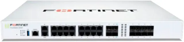 Main image of Fortinet FortiGate FG-200F Network Security Firewall 18xGE port Switch managed