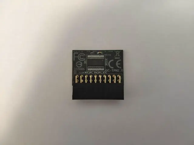 Alt view image 4 of 5 - Gigabyte GC-TPM2.0 TPM Module 20 Pin Compute Securely bus header key Trusted