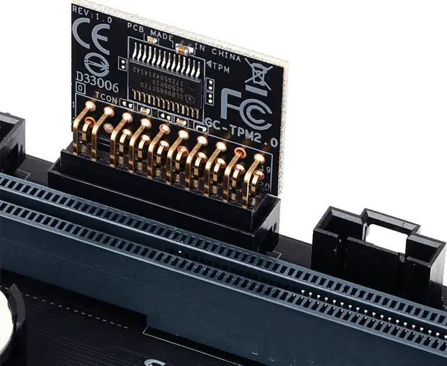 Alt view image 5 of 5 - Gigabyte GC-TPM2.0 TPM Module 20 Pin Compute Securely bus header key Trusted