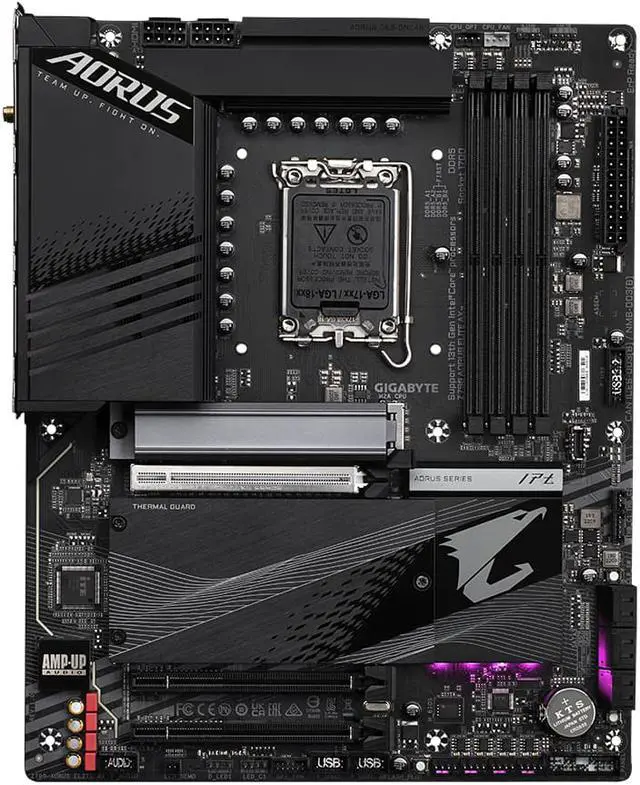 Alt view image 3 of 6 - Gigabyte Motherboard Z790 AORUS ELITE AX DDR5 WIFI 6E 2.5GB Lan LGA1700
