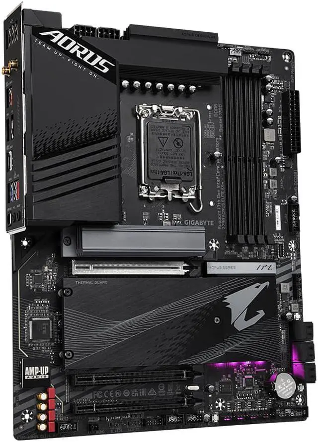Alt view image 2 of 6 - Gigabyte Motherboard Z790 AORUS ELITE AX DDR5 WIFI 6E 2.5GB Lan LGA1700