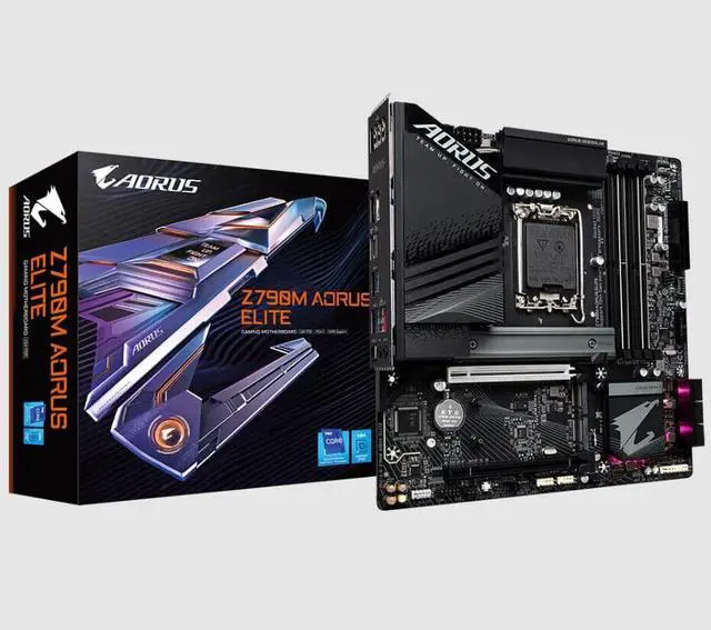 Main image of Gigabyte Z790M AORUS ELITE Motherboard CPU LGA1700 Intel DDR5 HDMI 2.5GbE LAN