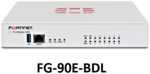 Main image of Fortinet FG-90E-BDL (NGFW) Firewall UTM Appliance Bundle with 1 Year 8x5