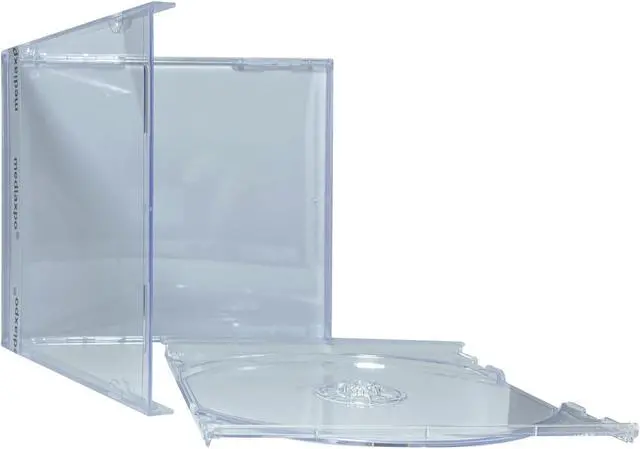 Main image of 10 STANDARD Clear CD Jewel Case (Unassembled)