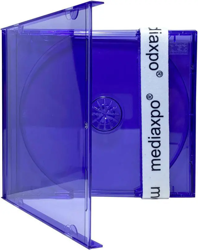 Alt view image 7 of 7 - CheckOutStore Black Aluminum CD/DVD Hanging Sleeves Storage Box (Holds 200 Discs)