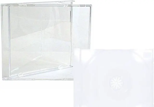 Alt view image 2 of 2 - 10 STANDARD Clear CD Jewel Case (Unassembled)
