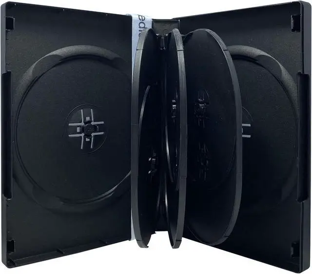 Main image of 100 Black 8 Disc DVD Cases