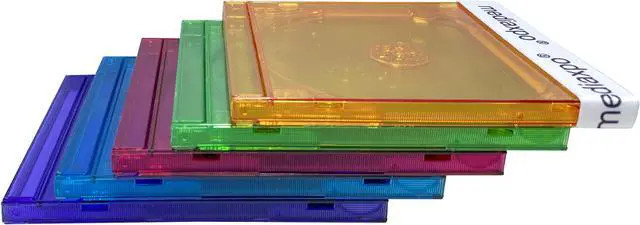 Alt view image 2 of 7 - CheckOutStore Black Aluminum CD/DVD Hanging Sleeves Storage Box (Holds 200 Discs)