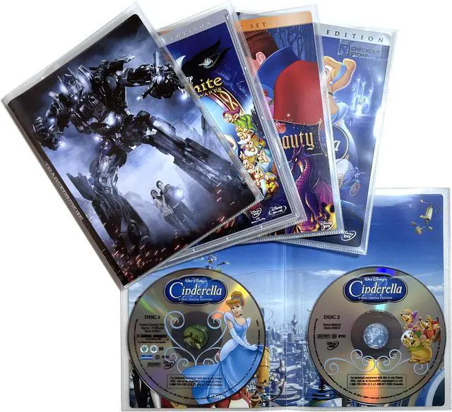 Main image of 300 CheckOutStore Clear 2 Disc CPP Full Cover Sleeve & DVD Booklet