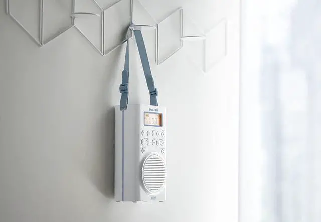 Alt view image 10 of 10 - Sangean H205 AM/FM Weather Alert Waterproof Shower Radio
