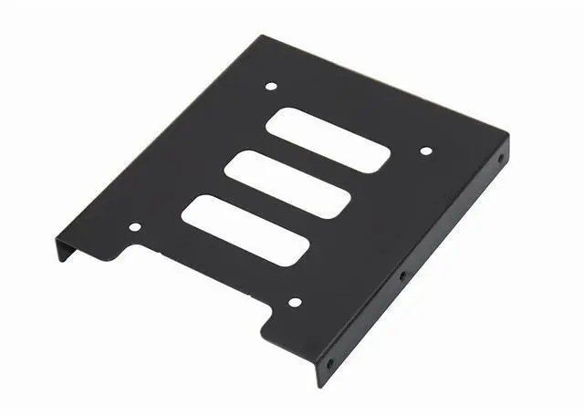 Alt view image 4 of 4 - SSD Mounting Bracket, 2 Packs SSD Bracket 2.5" to 3.5" SSD HDD Metal Mounting Bracket Adapter Hard Drive Holder for PC SSD(Bracket+Sata III Cale)