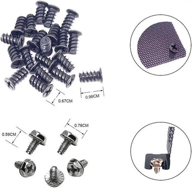 Alt view image 3 of 7 - Nincha 12mm PVC Computer PC Cooler Fan Filter Black Dustproof Case Cover Computer Mesh pack of 5 + Black Hard Steel Dust Filter Blanking Plate PCI Slot Cover 5 Pcs With Screws.