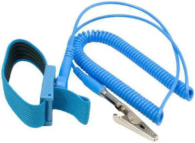 Alt view image 2 of 7 - Kingwin Anti Static Wrist Strap 5 Pack Blue, Adjustable ESD Wrist Band Fits Your Wrist Comfortably. Grounding Bracelet to Protect Your PC Computer or Electronics from Static Electricity