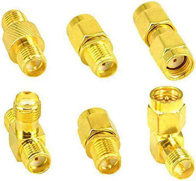 Alt view image 4 of 7 - YOTENKO 18pcs SMA Adapter Kit Standard SMA Male to SMA Female WiFi Antenna SMA Connectors Converter for WiFi Antenna/FPV Drone/Extension Cable