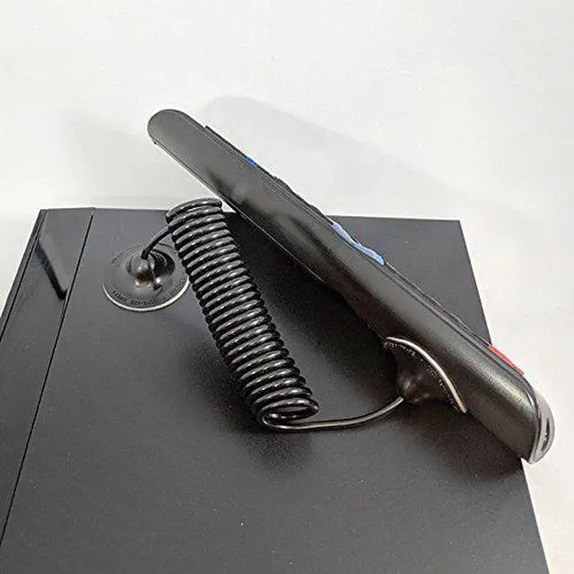 Main image of Remote Keeper - TV Remote Control Security Cable Lock Kit that prevents loss or theft of your remote control - Attaches & secures your remote to your TV, DVD & VCR.