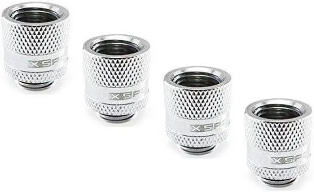 Alt view image 5 of 5 - XSPC G1/4" Male to Female Rotary Fitting, Chrome, 4-pack