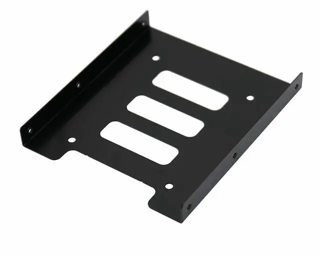 Alt view image 3 of 4 - SSD Mounting Bracket, 2 Packs SSD Bracket 2.5" to 3.5" SSD HDD Metal Mounting Bracket Adapter Hard Drive Holder for PC SSD(Bracket+Sata III Cale)