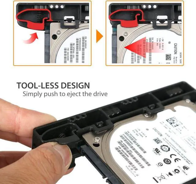 Alt view image 3 of 7 - ICY DOCK Dual Tool-Less Dual 2.5 to 3.5 HDD Drive Bay SSD Mounting Bracket Kit Adapter - EZ-Fit Lite MB290SP-B Dual (SSD Bracket Dual x2 Unit Package)
