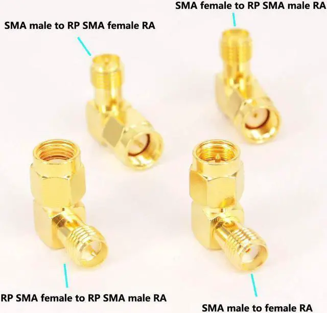 Alt view image 7 of 7 - YOTENKO 18pcs SMA Adapter Kit Standard SMA Male to SMA Female WiFi Antenna SMA Connectors Converter for WiFi Antenna/FPV Drone/Extension Cable