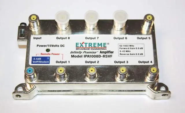 Main image of Extreme Broadband IPA1008D-RSVF - 8 Way Splitter