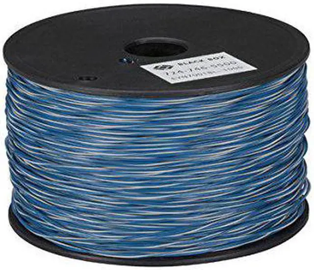 Alt view image 3 of 3 - black box network services cat.5 cross-connect wire - 1000ft - blue eyn7001bl-1000