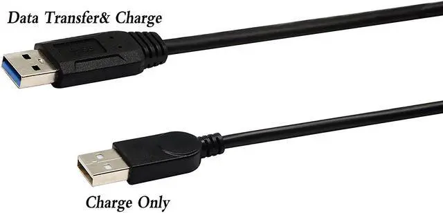 Alt view image 4 of 7 - zdyCGTime USB 3.0 Extender Cable USB 3.0 Female to USB 3.0 & USB 2.0 Male Extra Power Data Y Splitter Charger Extension Cable(33CM/13inch)