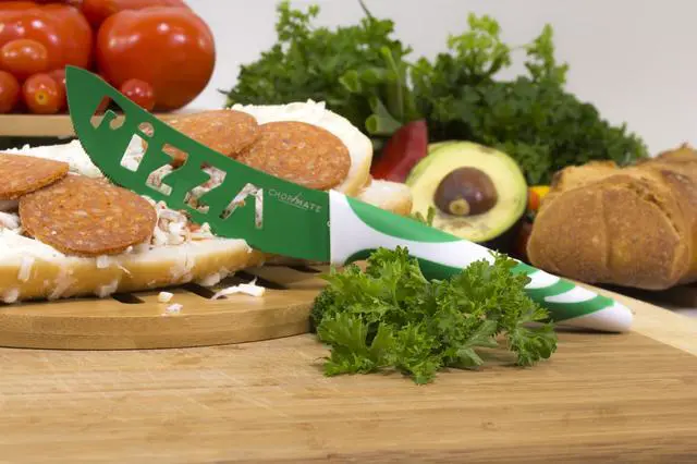 Alt view image 12 of 20 - Chopmate Color Stainless Steel Anti-Bacterial Non-Stick Ceramic Coated 8 Piece Kitchen Knife Set