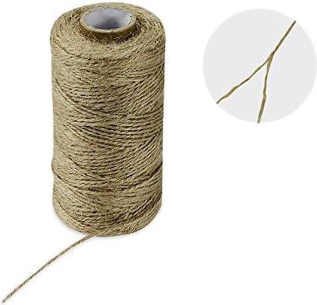 QuWei 1x300 Feet Natural Jute Twine Best Arts Crafts Gift Twine Christmas  Twine Industrial Packing Materials Durable String for Gardening  Applications (1PC) 