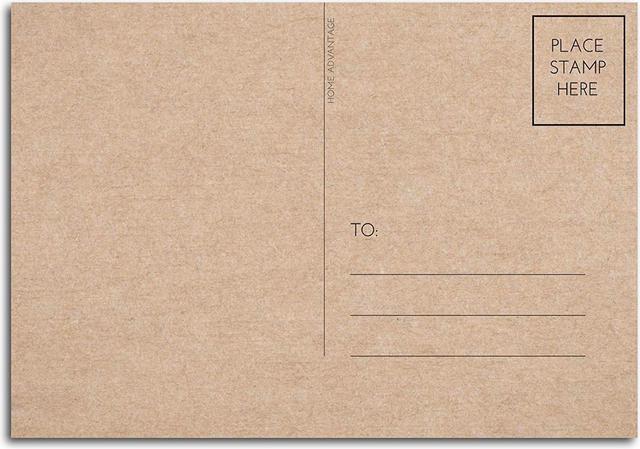  50 Blank 4x6 Heavy Duty 14pt Index Cards, Postcards