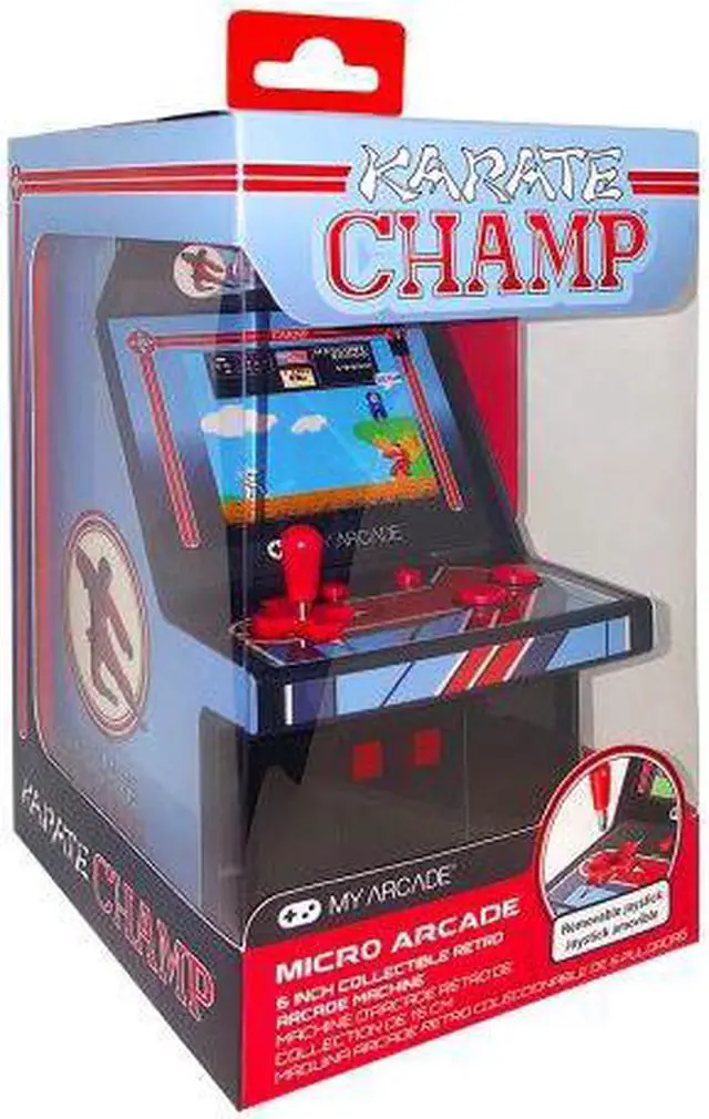 Alt view image 7 of 14 - DREAMGEAR DG-DGUNL-3204 6IN RETRO KARATE CHAMP MICRO ARCADE