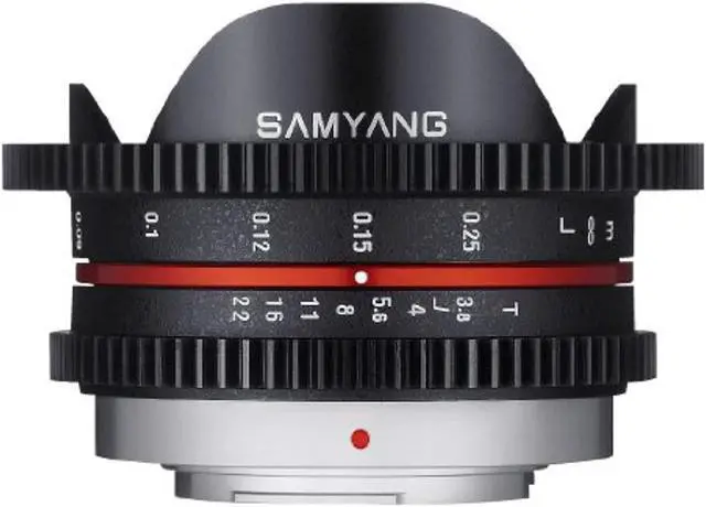 Alt view image 10 of 13 - Samyang Cine SYCV75MFT 7.5mm T3.8 Cine Fisheye Lens for Olympus/Panasonic Mic...