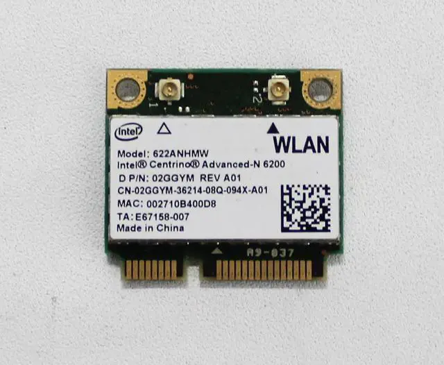 Main image of 572509-001 HP Elitebook 12" 2740p WiFi Wireless PCI-E Half Card