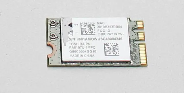 Main image of V000350410 Toshiba Satellite C75D-B C75D-B7200 WIRELESS CARD WIFI G86C00068410