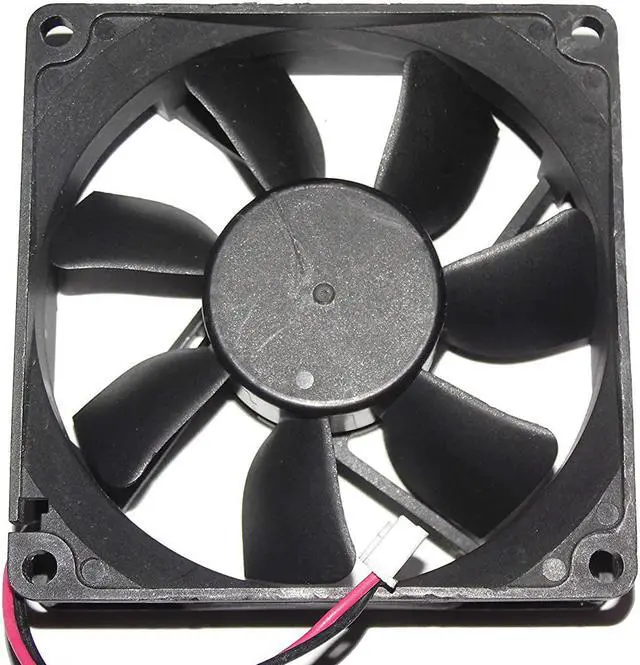 Alt view image 2 of 3 - Y.S.TECH 8cm KM128025HB 12V 0.23A 2Wire Cooling Fan