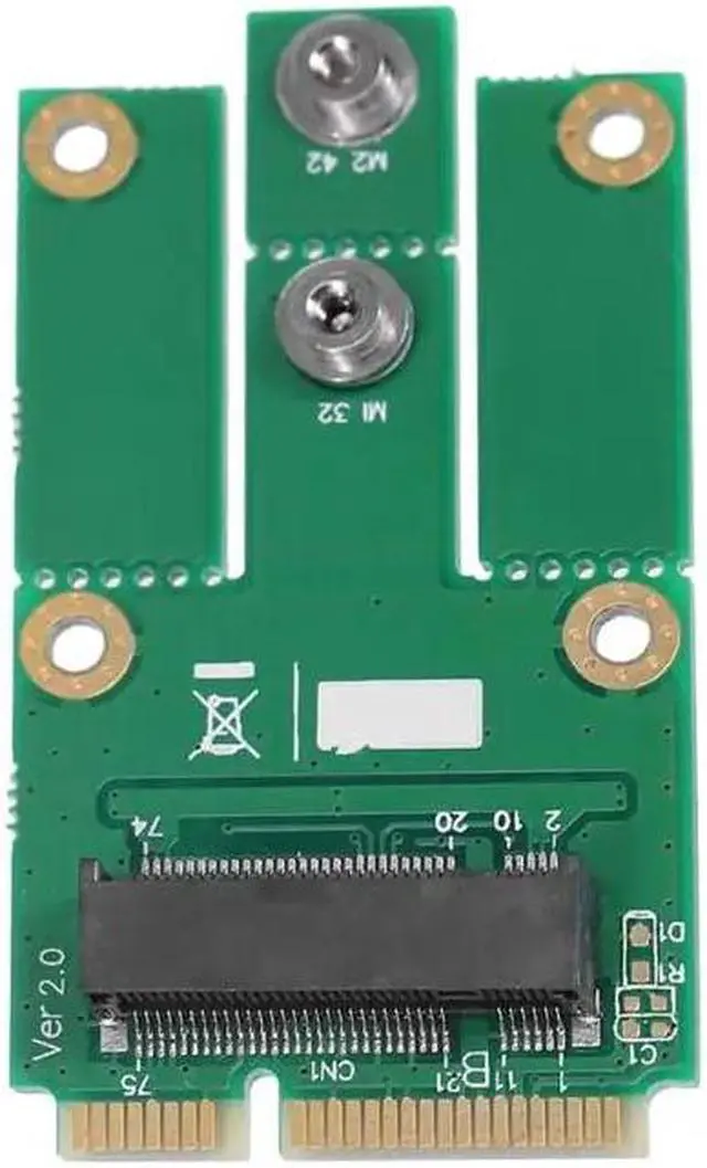 Alt view image 3 of 6 - M.2 NGFF B Key To Mini PCI-E PCIE Converter Adapter Card Kit With SIM Card Slot Support 3G 4G LTE Network Adapter Module For PC