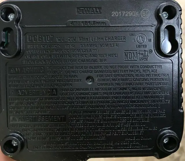 Alt view image 2 of 2 - Dewalt - Dcb107 - Lithium Ion Battery Charger 12V / 20V