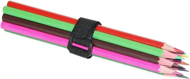 Alt view image 7 of 7 - [30 Pack] 8 Inch Hook and Loop Straps Reusable Fastening Cable Strap by YiwerDer, Durable Self Adhesive Cable Ties to Keep Your Place from Tangled Messes of Cord