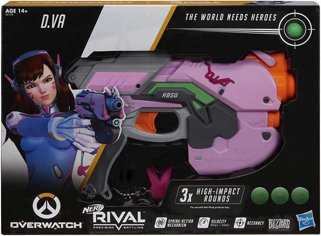 Ud Kunstig elite NERF Overwatch D.Va Rival Blaster with 3 Overwatch Rival Rounds Outdoor  Toys - Newegg.com