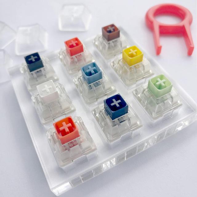  Griarrac Cherry MX Switch Tester Mechanical Keyboards 9-Key  Switch Testing Tool, with Keycap Puller and O Rings : Electronics